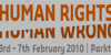 Human Rights human wrongs film festival